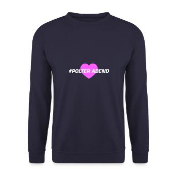 Enterrement de vie de garçon coeur - Sweat-shirt Unisexe - marine - Devant - Alina (178cm) & Michal (187cm)