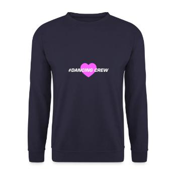 Cœur de l’équipe dansante - Sweat-shirt Unisexe - marine - Devant - Alina (178cm) & Michal (187cm)