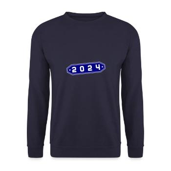 Symbole 2024 - Sweat-shirt Unisexe - marine - Devant - Alina (178cm) & Michal (187cm)