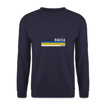 Odesa Ukraine Vintage Pride - Feiern Sie Ihre Wurzeln - Unisex Pullover - Navy - Vorne - Alina (178cm) & Michal (187cm)