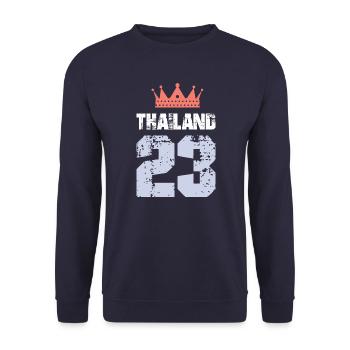 Thailand 23 Trikot 2023 - Unisex Pullover - Navy - Vorne - Alina (178cm) & Michal (187cm)