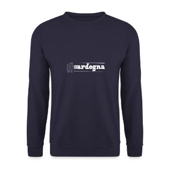 Sardegna Italien Sommer Italia Uralub Reise - Unisex Pullover - Navy - Vorne - Alina (178cm) & Michal (187cm)