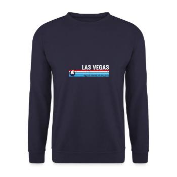 Las Vegas Nevada Est 1905 Vintage Classique Rétro - Sweat-shirt Unisexe - marine - Devant - Alina (178cm) & Michal (187cm)