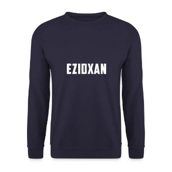 Ezidchan Jeside Kurde Irak Ethnische Gruppe - Unisex Pullover - Navy - Vorne - Alina (178cm) & Michal (187cm)