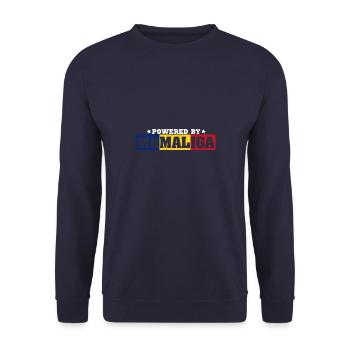 Bucharest Reise Urlaub Rumänien Balkan - Unisex Pullover - Navy - Vorne - Alina (178cm) & Michal (187cm)