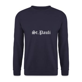 Norddeutschland Hamburg Moin Sankt Pauli - Unisex Pullover - Navy - Vorne - Alina (178cm) & Michal (187cm)