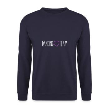 Cœur d’équipe de danse - Sweat-shirt Unisexe - marine - Devant - Alina (178cm) & Michal (187cm)