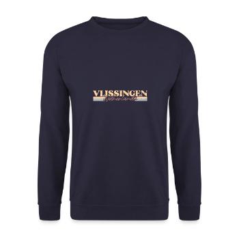 Holzschuh National Niederlande Amsterdam - Unisex Pullover - Navy - Vorne - Alina (178cm) & Michal (187cm)