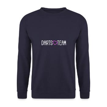 Darts Team - Unisex Pullover - Navy - Vorne - Alina (178cm) & Michal (187cm)