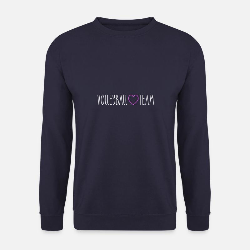 Volleyball Team Heart - Unisex Sweatshirt - navy