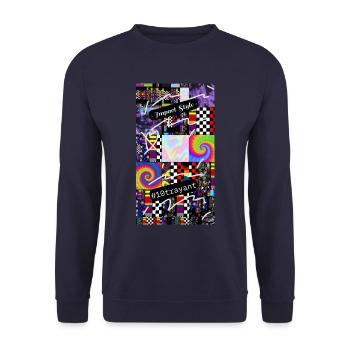 Impact Style 3 10trayant 4000 - Sweat-shirt Unisexe - marine - Devant - Alina (178cm) & Michal (187cm)