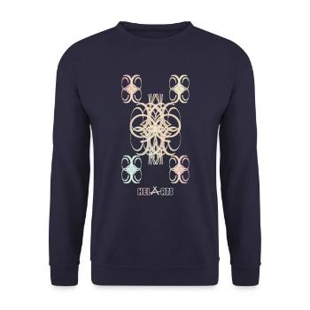 Résumé n° 70 - Sweat-shirt Unisexe - marine - Devant - Alina (178cm) & Michal (187cm)