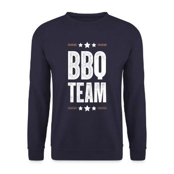 Équipe de barbecue - Sweat-shirt Unisexe - marine - Devant - Alina (178cm) & Michal (187cm)