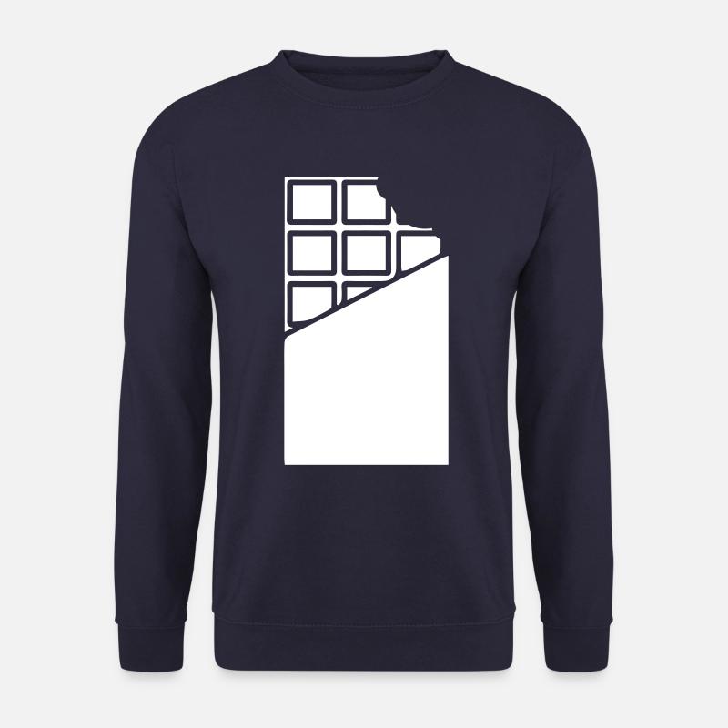 Chocolate Icon Symbol - Unisex Sweatshirt - navy