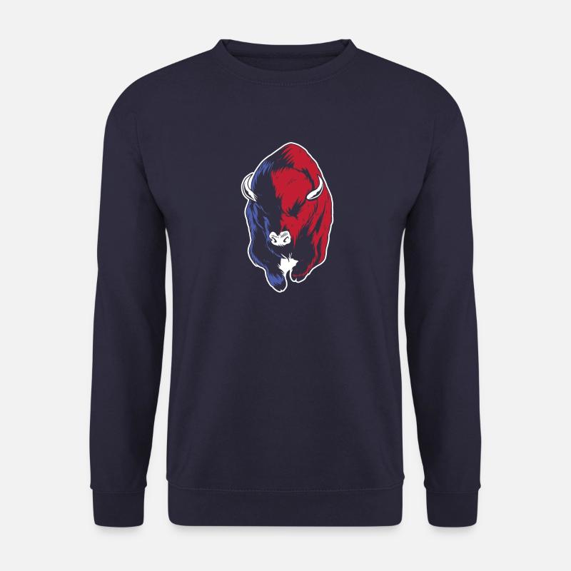 Bison Buffalo - Unisex Pullover - Navy
