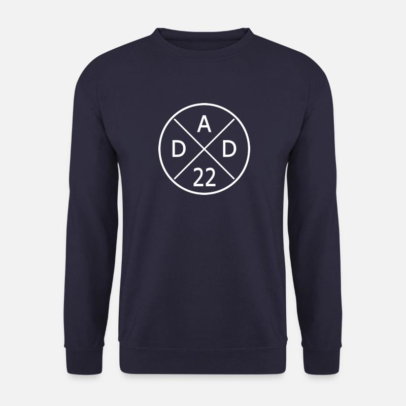 Dad 22 Vater Papa 2022 Baby Vatertag - Unisex Pullover - Navy