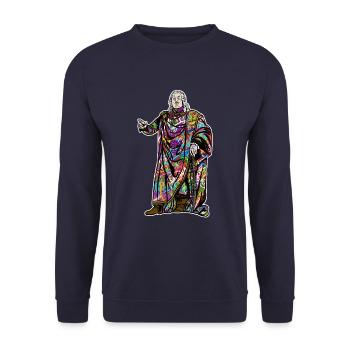 stann3 - Sweat-shirt Unisexe - marine - Devant - Alina (178cm) & Michal (187cm)