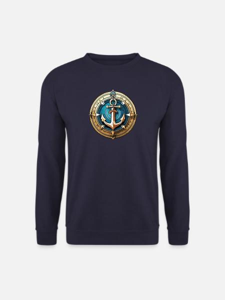 Anker & Kompas, Zeeman, Zeereis - Uniseks sweater - navy