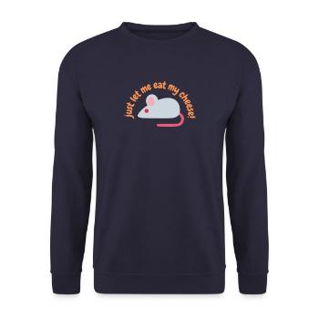 Cheese - Unisex Pullover - Navy - Vorne - Alina (178cm) & Michal (187cm)