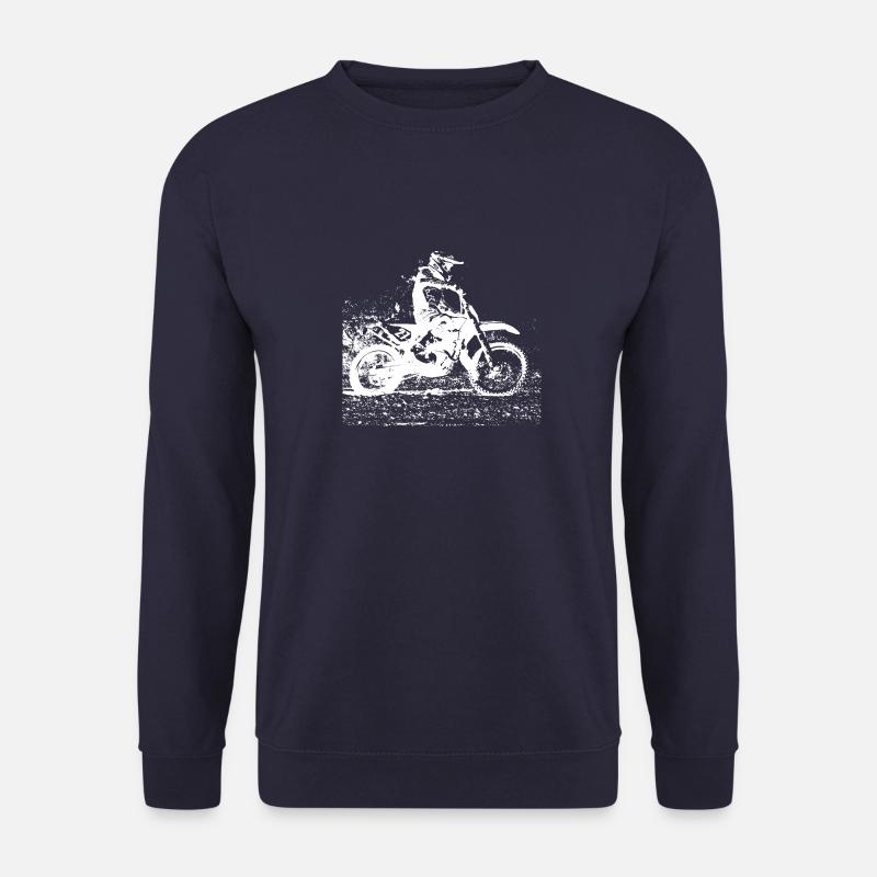 enduro weiss - Unisex Pullover - Navy