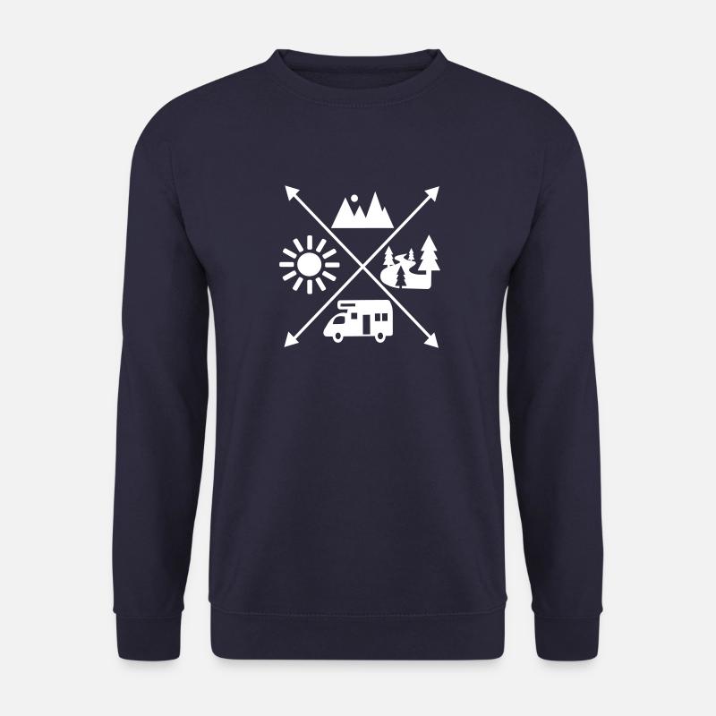 Camping - Sweat-shirt Unisexe - marine