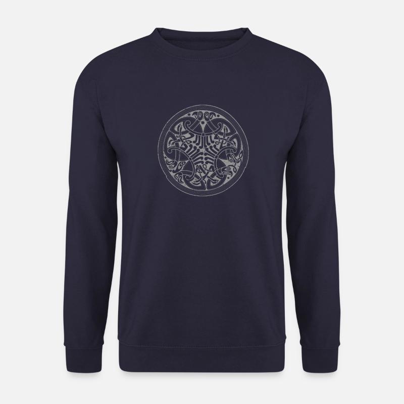 viking runes Wikinger Symbol Tattoo Tribal - Unisex Pullover - Navy