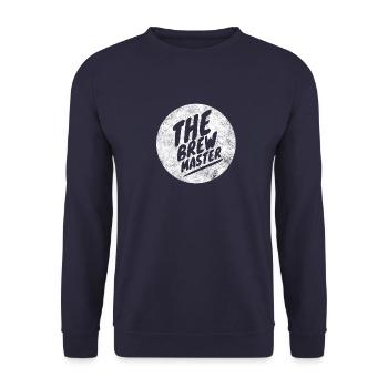 The Brewmaster Father Brewmaster Father's Day 2 of 2 - Unisex Sweatshirt - navy - Front - Alina (178cm) & Michal (187cm)