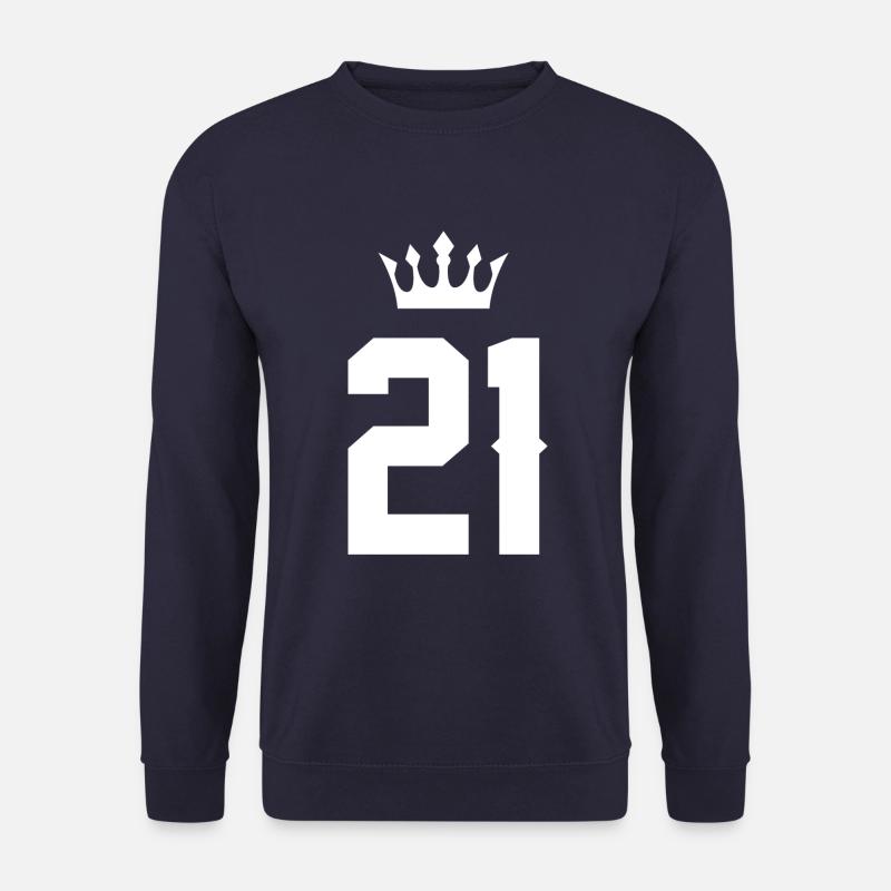 21 Number crown - Unisex Sweatshirt - navy
