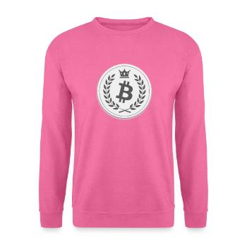Bitcoin - Unisex Pullover - Pink - Vorne