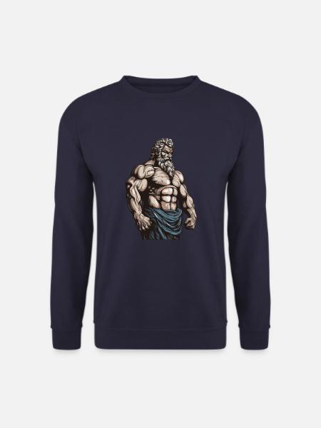 Bodybuilder Fitness - Unisex Sweatshirt - navy