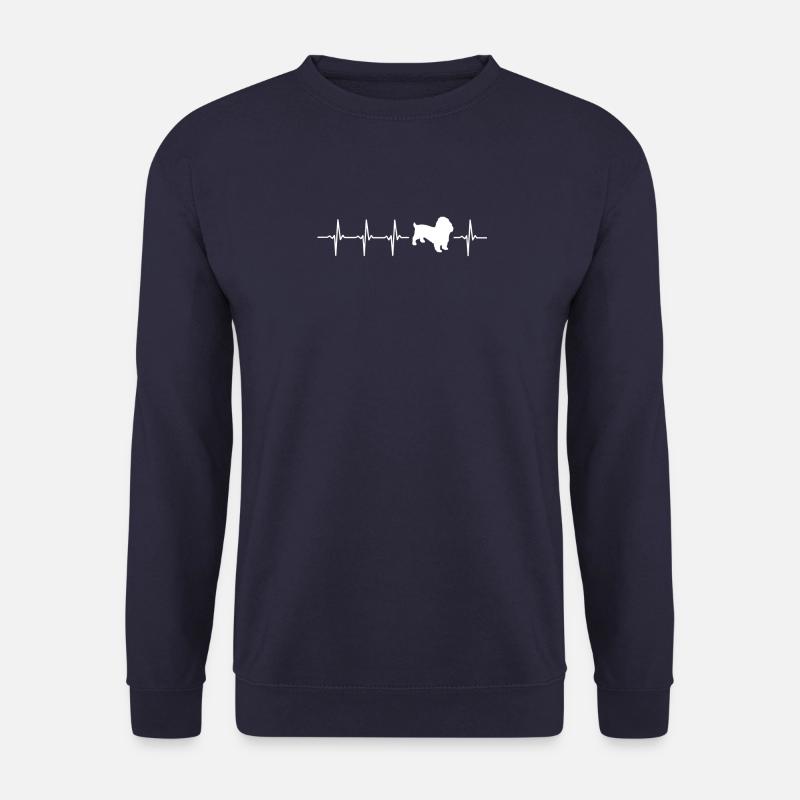 Lustige Brüsseler Griffon Geschenk-Idee - Unisex Pullover - Navy