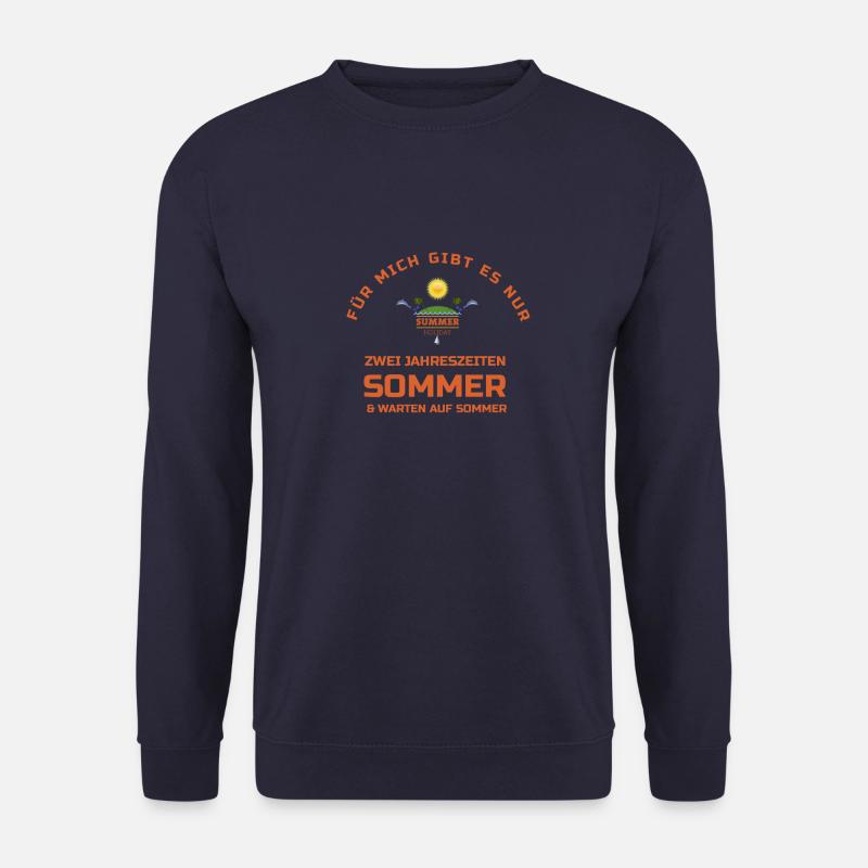 SOMMER warten auf... - Unisex Pullover - Navy