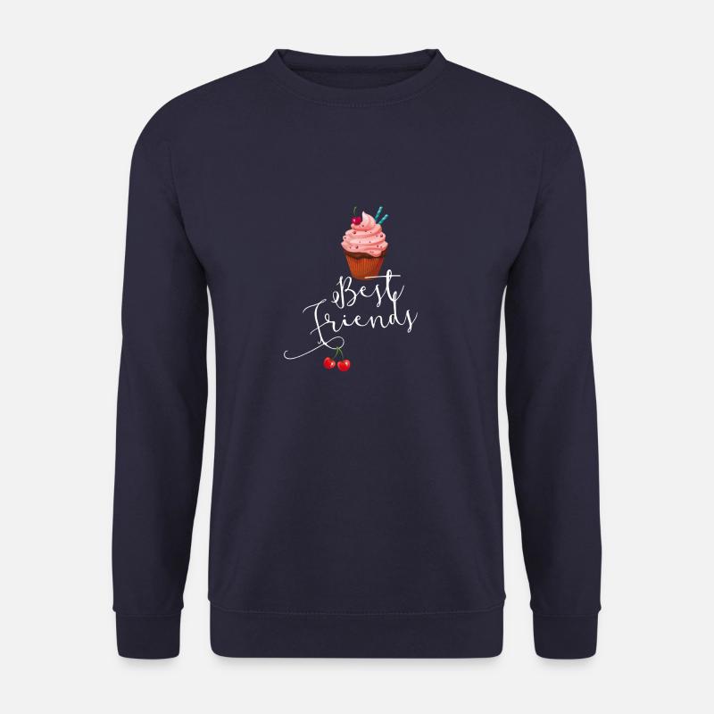 sweet cupcake süßer beste Freunde freundschaft - Unisex Pullover - Navy