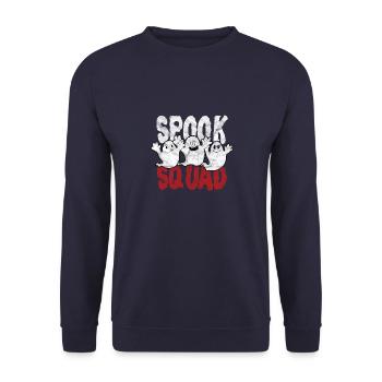 Ghosts Grudge - Spook Squad - Unisex Pullover - Navy - Vorne - Alina (178cm) & Michal (187cm)