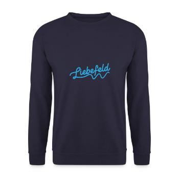 Bielefeld - Unisex Pullover - Navy - Vorne - Alina (178cm) & Michal (187cm)
