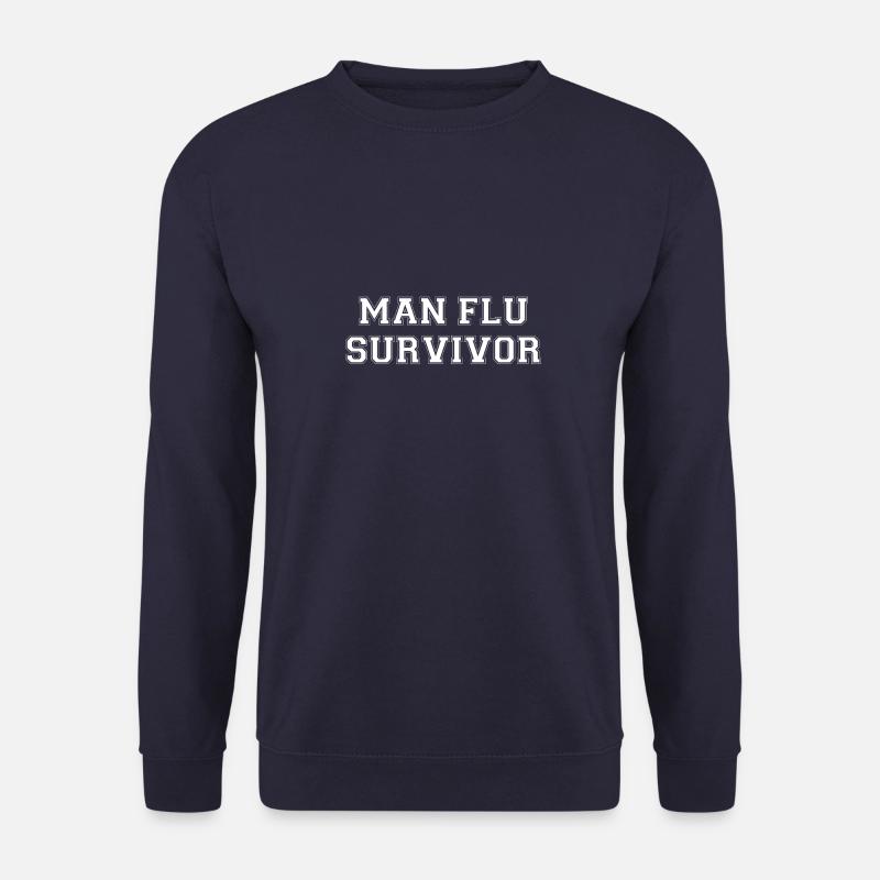 Man Flue Survivor - Unisex Pullover - Navy