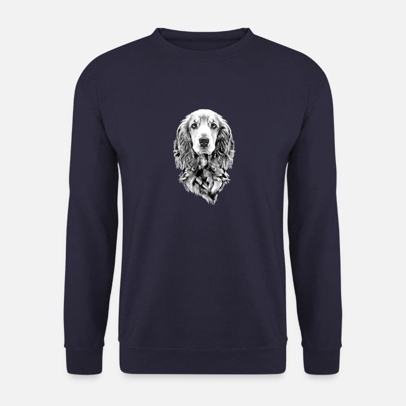 My Cocker Spaniel Ate My Homework - Unisex Pullover - Navy
