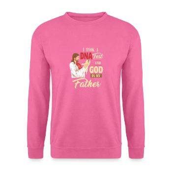 god is my father - Unisex Pullover - Pink - Vorne