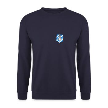Wiesn Bayrische Flagge Hund Geschenk - Sweat-shirt Unisexe - marine - Devant - Alina (178cm) & Michal (187cm)