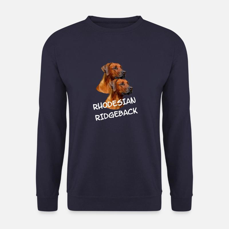 Rhodesian Ridgeback Hunde - Unisex Pullover - Navy