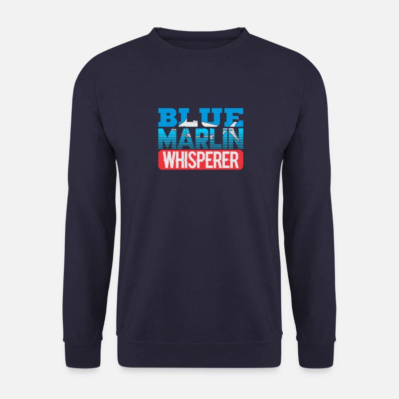Blue Marlin Whisperer - Unisex Sweatshirt - navy