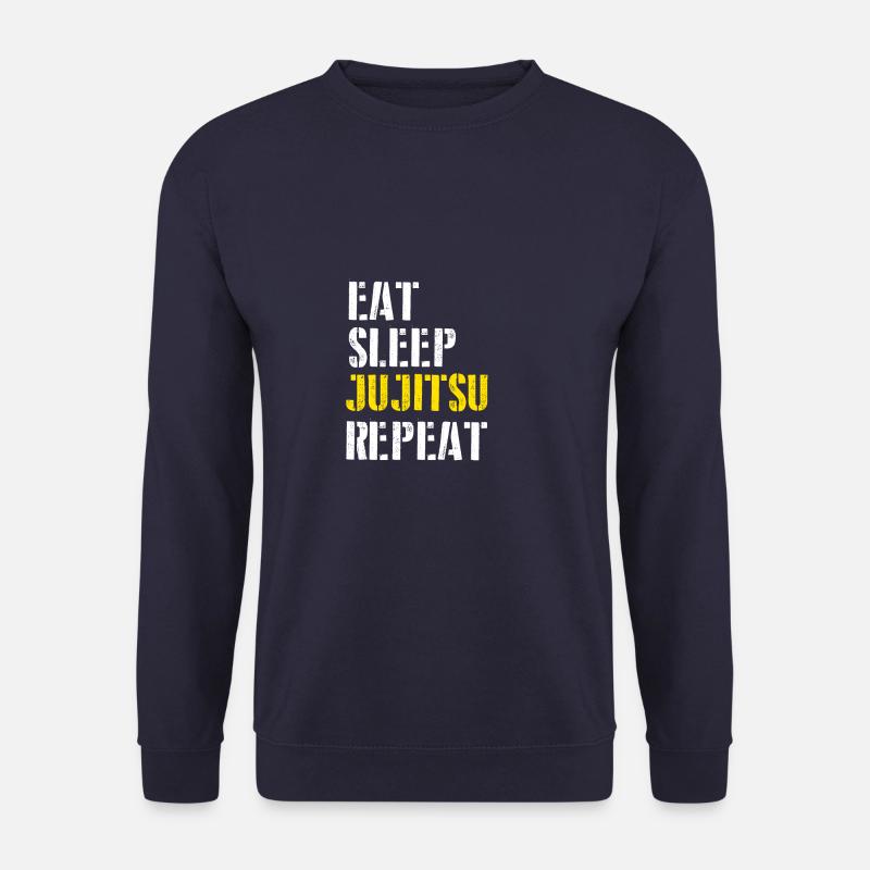 Eat. Sleep. Jujitsu. Repeat. - Unisex Pullover - Navy