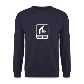 Bébé disant, cadeau parfait - Sweat-shirt Unisexe - marine - Devant - Alina (178cm) & Michal (187cm)