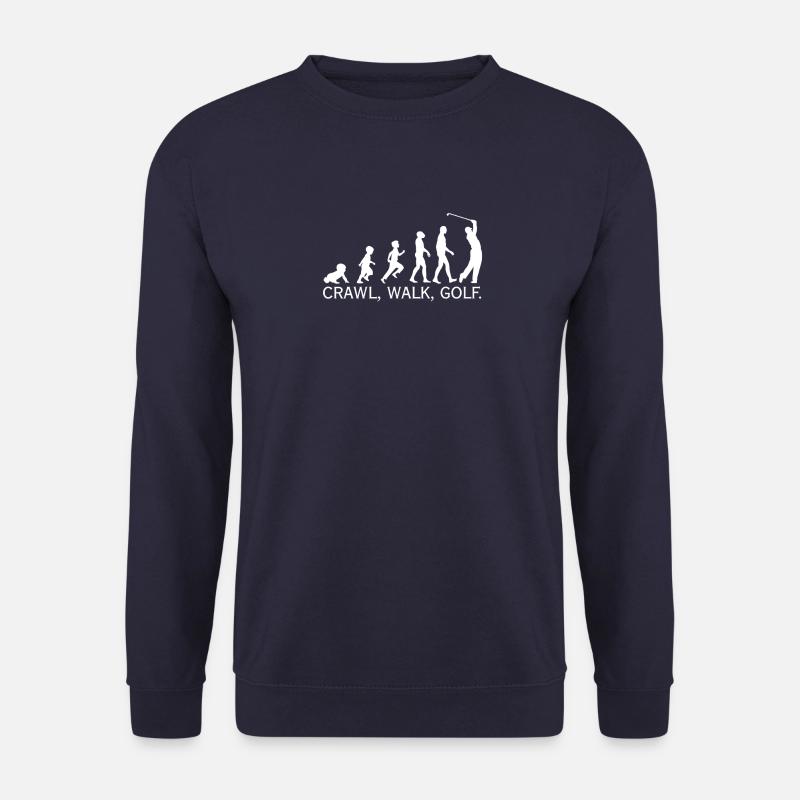 Crawl Walk Golf Evolution - Sweat-shirt Unisexe - marine