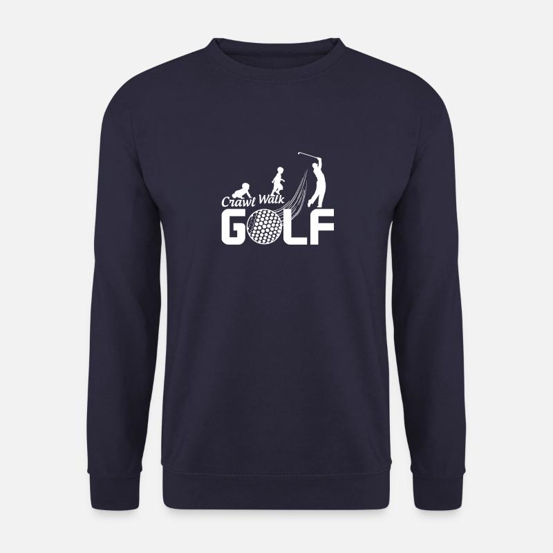 Crawl Walk Golf - Unisex Sweatshirt - navy