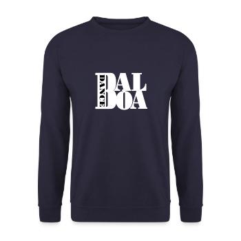 Balboa Swing Tanz Geschenk T-Shirt I Tanzkleidung - Unisex Pullover - Navy - Vorne - Alina (178cm) & Michal (187cm)