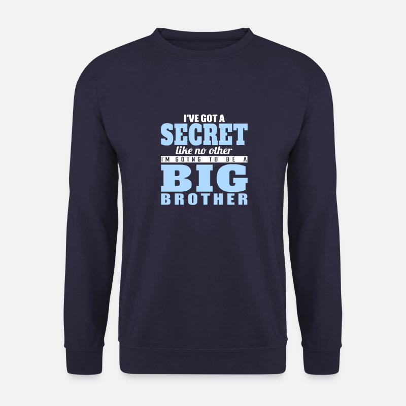 Ich werde ein großer Bruder - Unisex Pullover - Navy