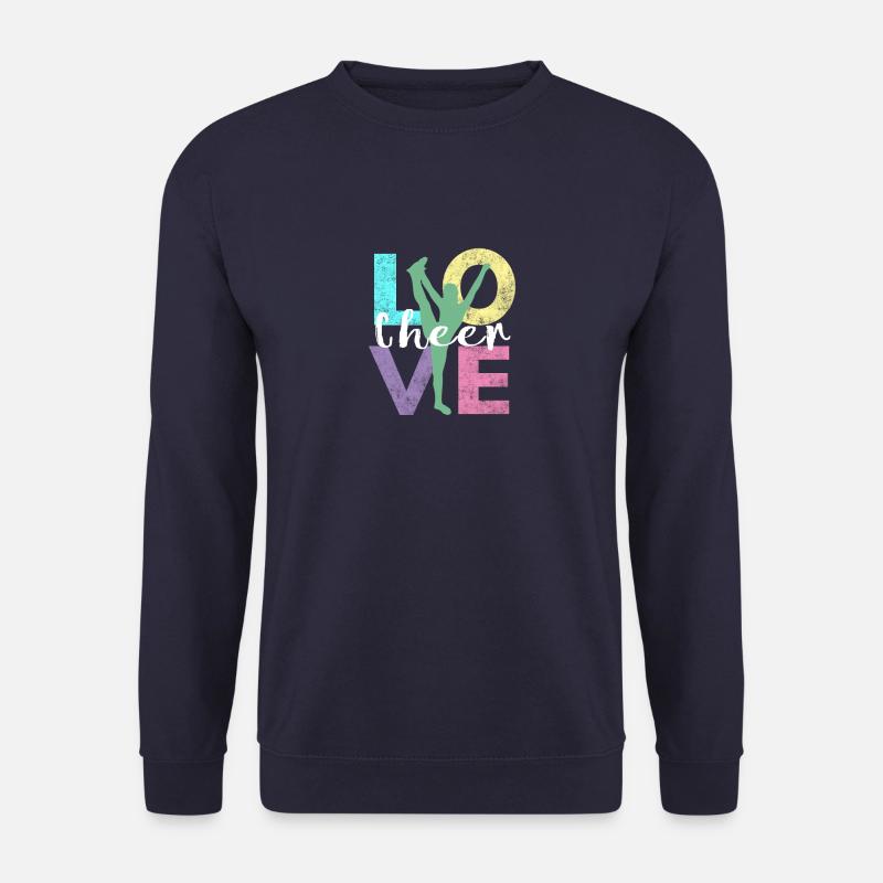 LIEBE Cheer Love Cheerleading Geschenk - Unisex Pullover - Navy