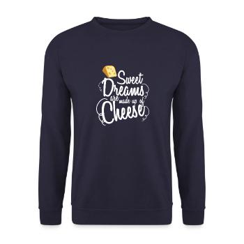 Fabricant de fromages - Sweat-shirt Unisexe - marine - Devant - Alina (178cm) & Michal (187cm)