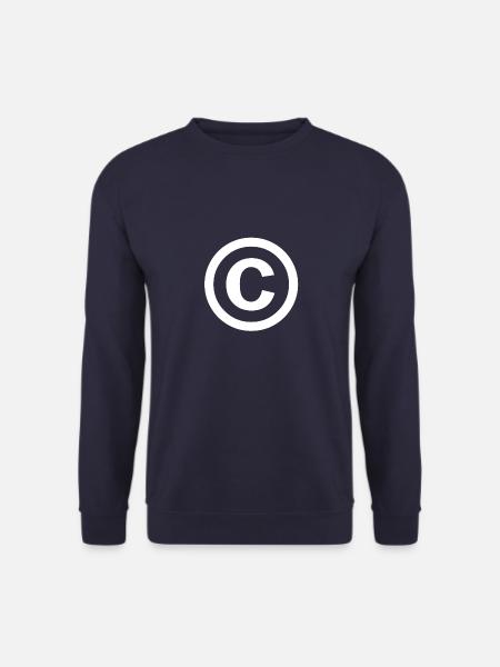 Copyright Symbol - Unisex Sweatshirt - navy